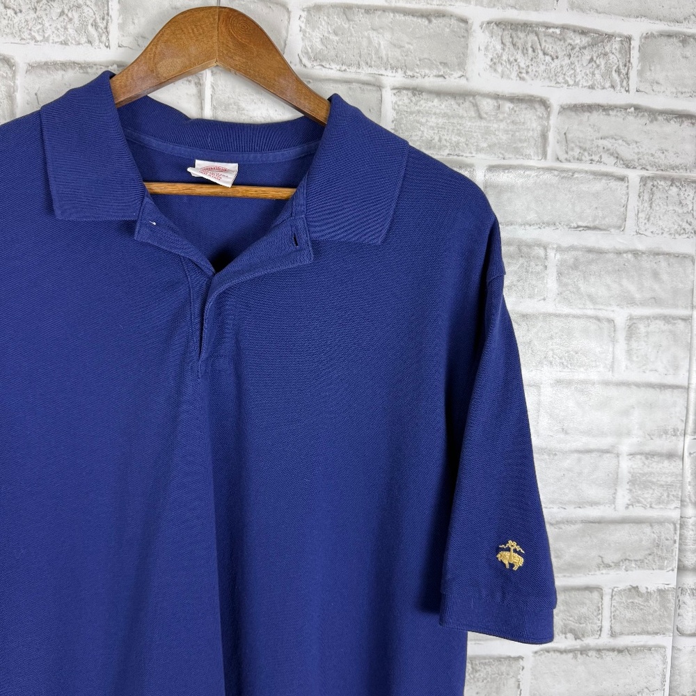 Brooks Brothers Performance Polo Solid Navy Blue … - image 1